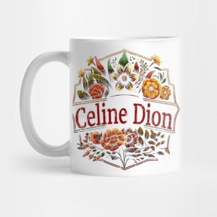 Flower Vintage Celine Mug